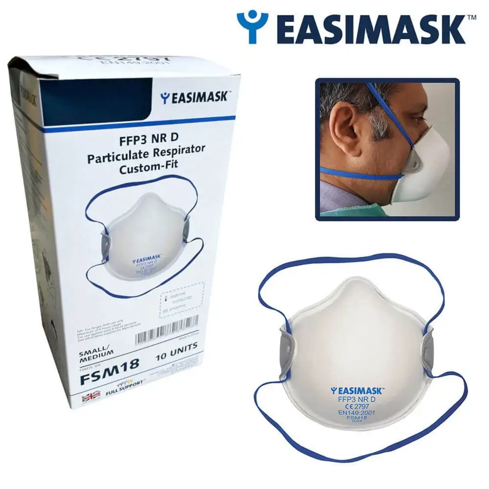 Easimask FSM18 FFP3 MRI Safe Masks - Box of 10 - The Face Mask