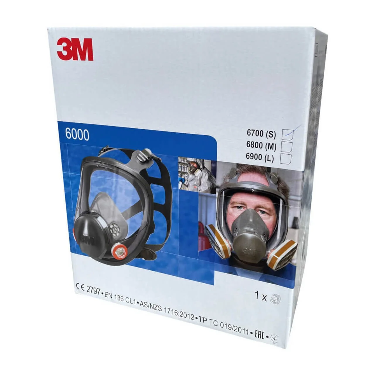 3M 6700 Full Face Respirator Mask - Small | USA Store - The Face