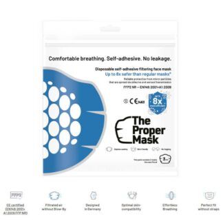The Proper Mask Strapless FFP2 Respirator - Pack of 3