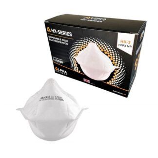 alphasolwayhx3-ffp3.jpeg Alpha Solway HX-3 FFP3 Disposable Face Mask - Small Size